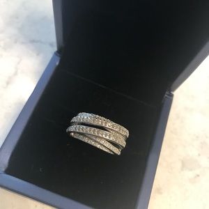 Diamond (1/4 ct. t.w.) Ring in Sterling Silver